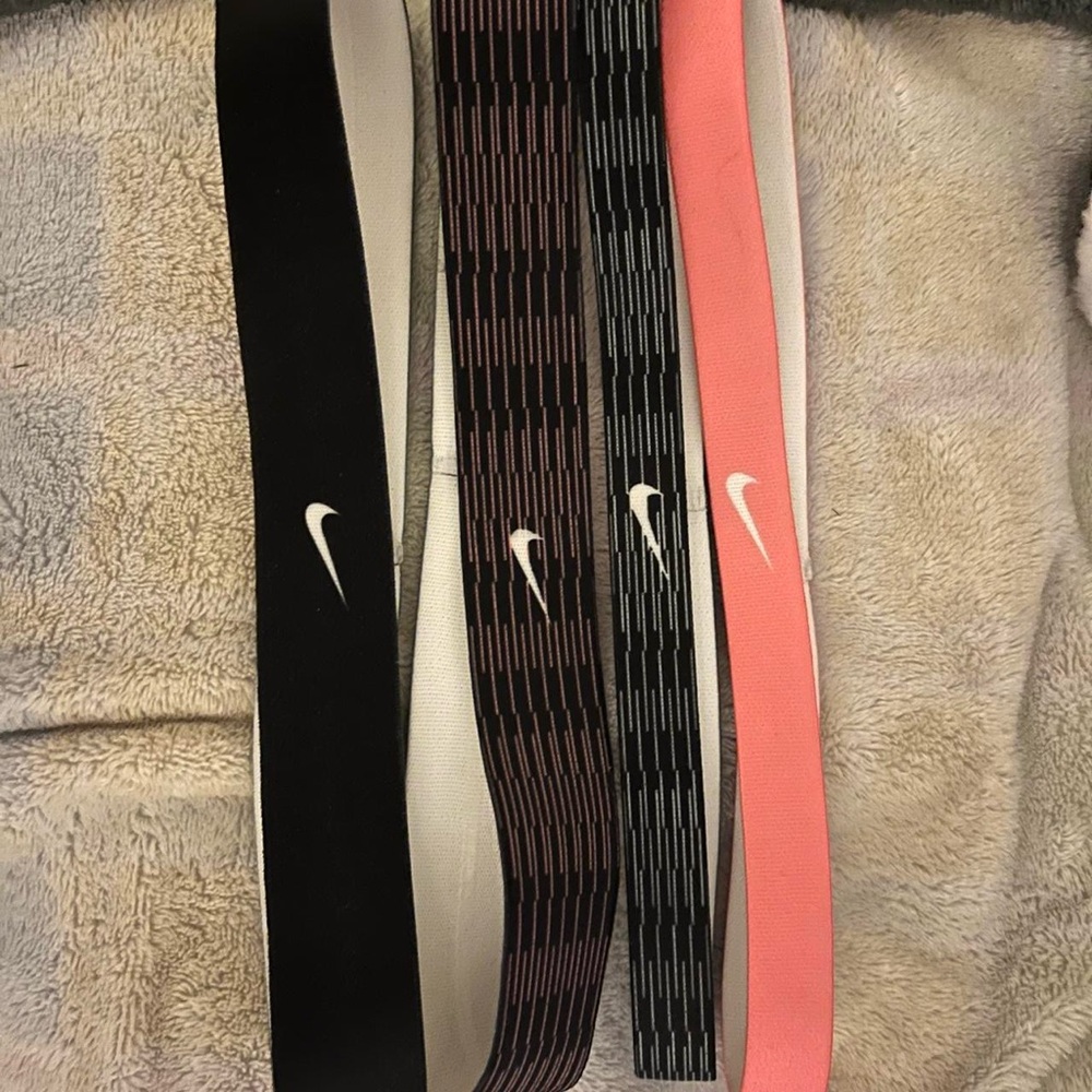 Nike Headbands Set - Black, Pink, and Patterned